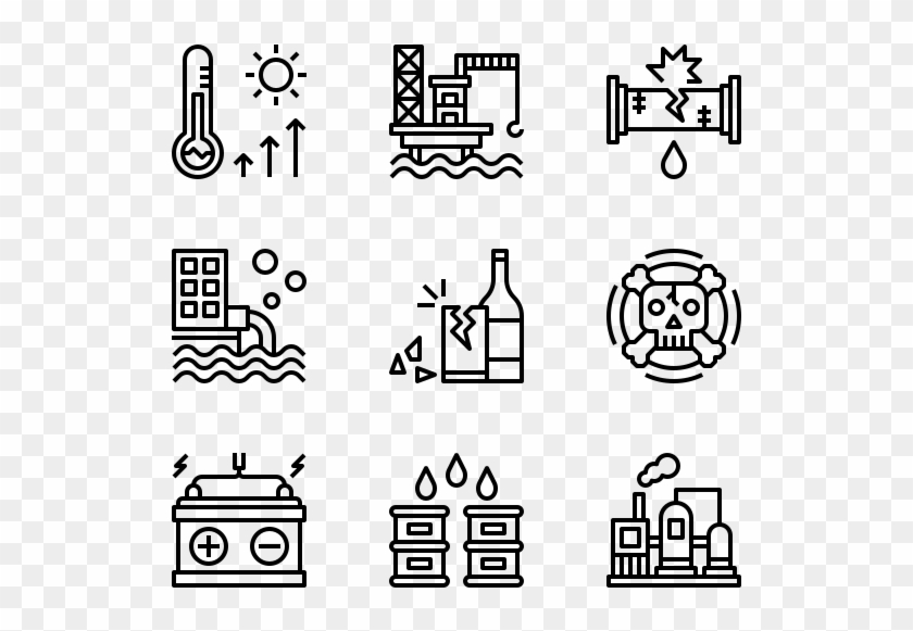 Pollution - Vector Education Icon Clipart #1391725