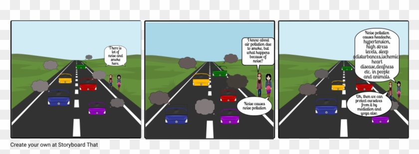 Noise Pollution - Cartoon Clipart