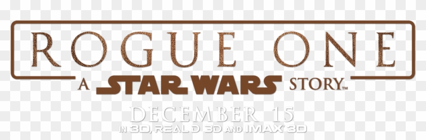 Rogue One Logo Png - Rogue One A Star Wars Story Logo Clipart #1391990