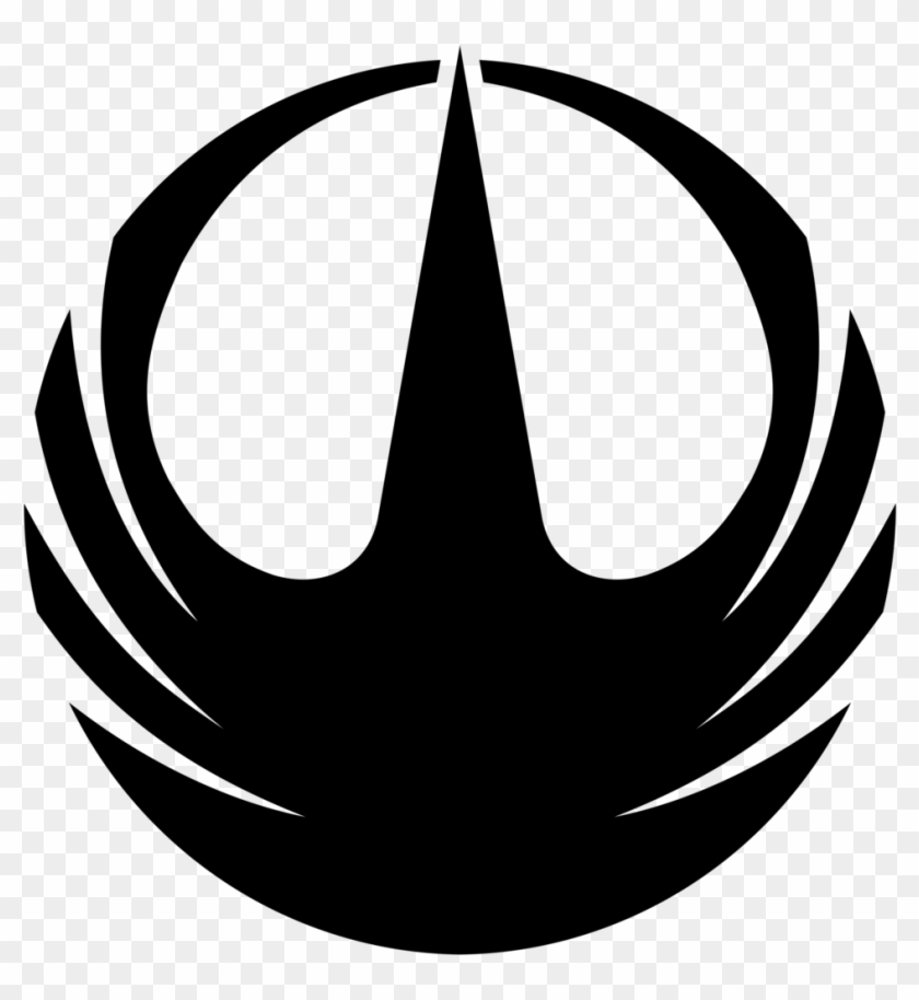 Rogue One Symbol - Star Wars Rogue One Rebel Logo Clipart