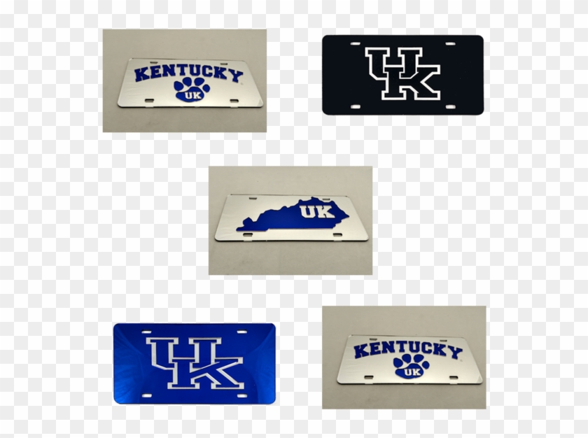 University Of Kentucky Acrylic License Plates Bluegrass - University Of Kentucky License Plates Clipart #1392343