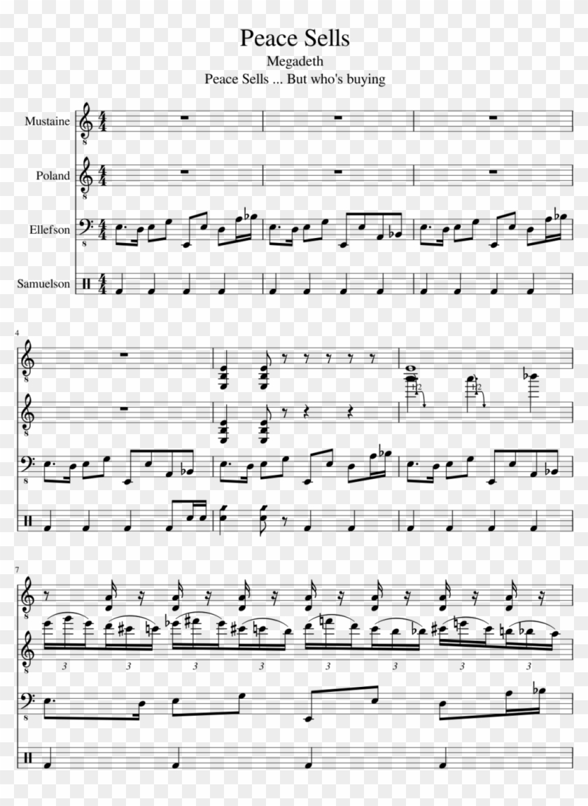 Light's Theme - Death Note Light's Theme Sheet Music Clipart #1392778