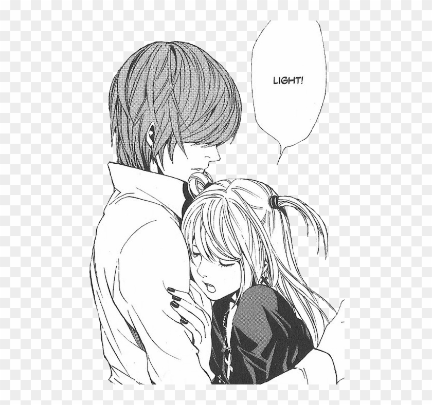 Lo Único Que No Me Gusta Es Que Su Amor Sea Mas Falso - Misa Amane Manga Clipart #1392888