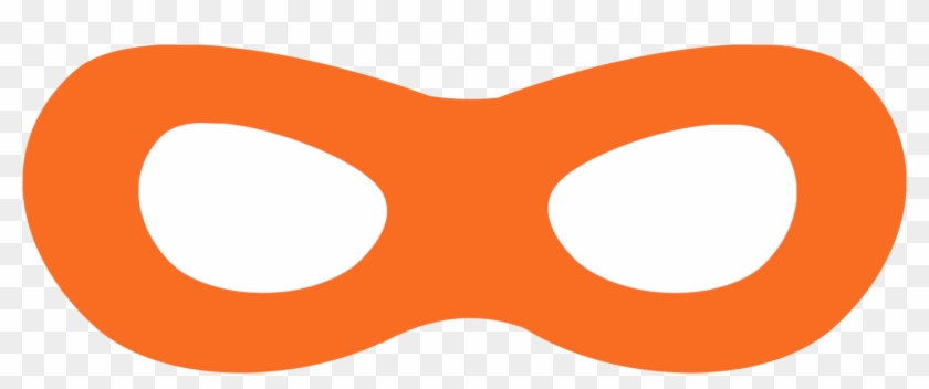 Superhero Mask Free Printable Orange - Free Printable Super Hero Mask Clipart #1392943