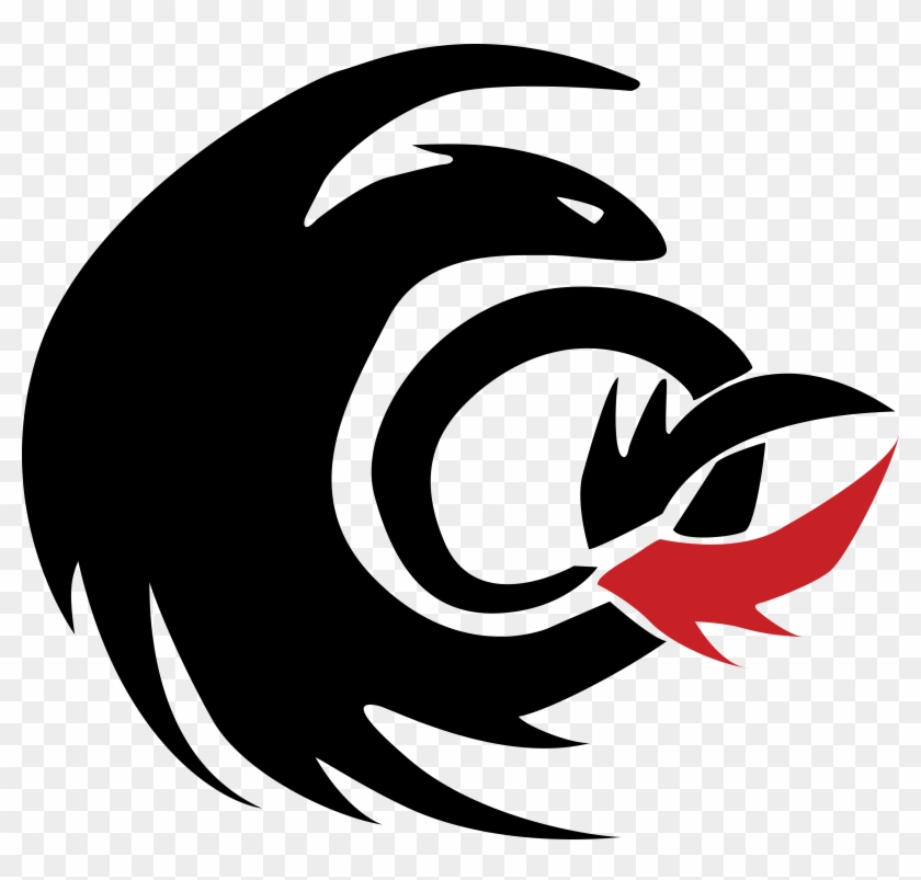 700&215622 Dragons - Train Your Dragon Toothless Logo Clipart
