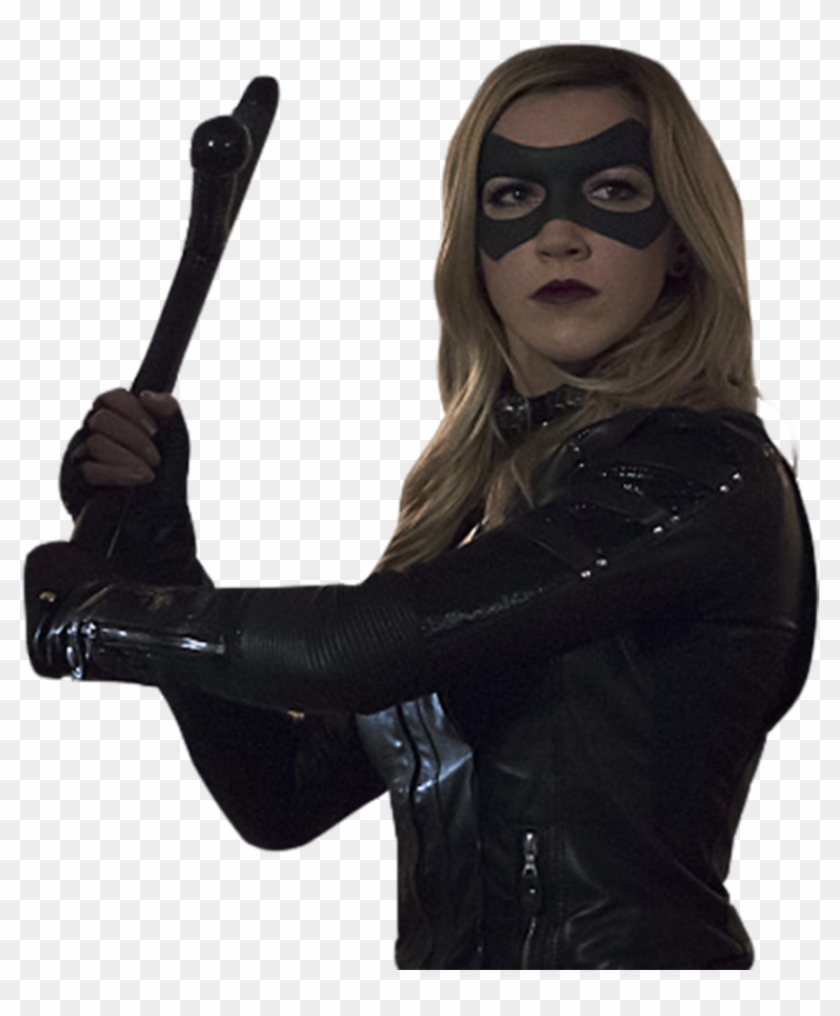 Png Canário Negro - Black Canary Arrow Transparent Clipart