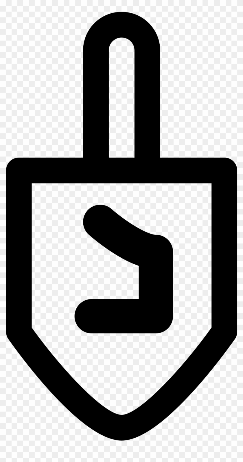 Open - Dreidel Icon Clipart