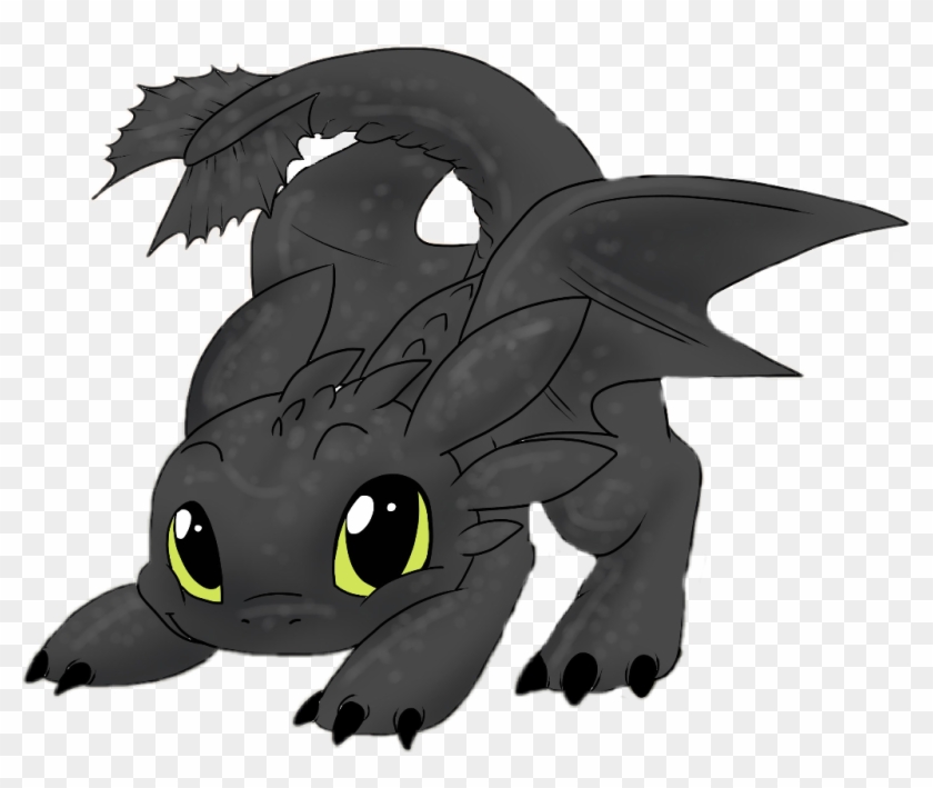 #sticker #toothless #dragon #challange - Baby Toothless Tattoo Clipart #1393405