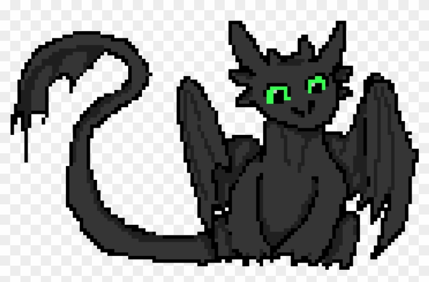 Toothless - Cartoon Clipart #1393602