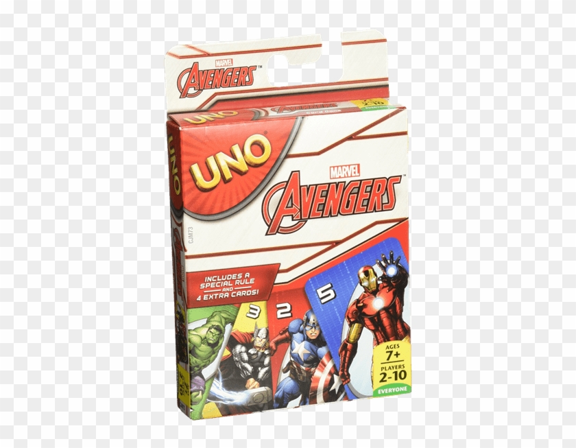 Marvel Avengers Edition - Marvel Avengers Uno Card Game Clipart #1393905