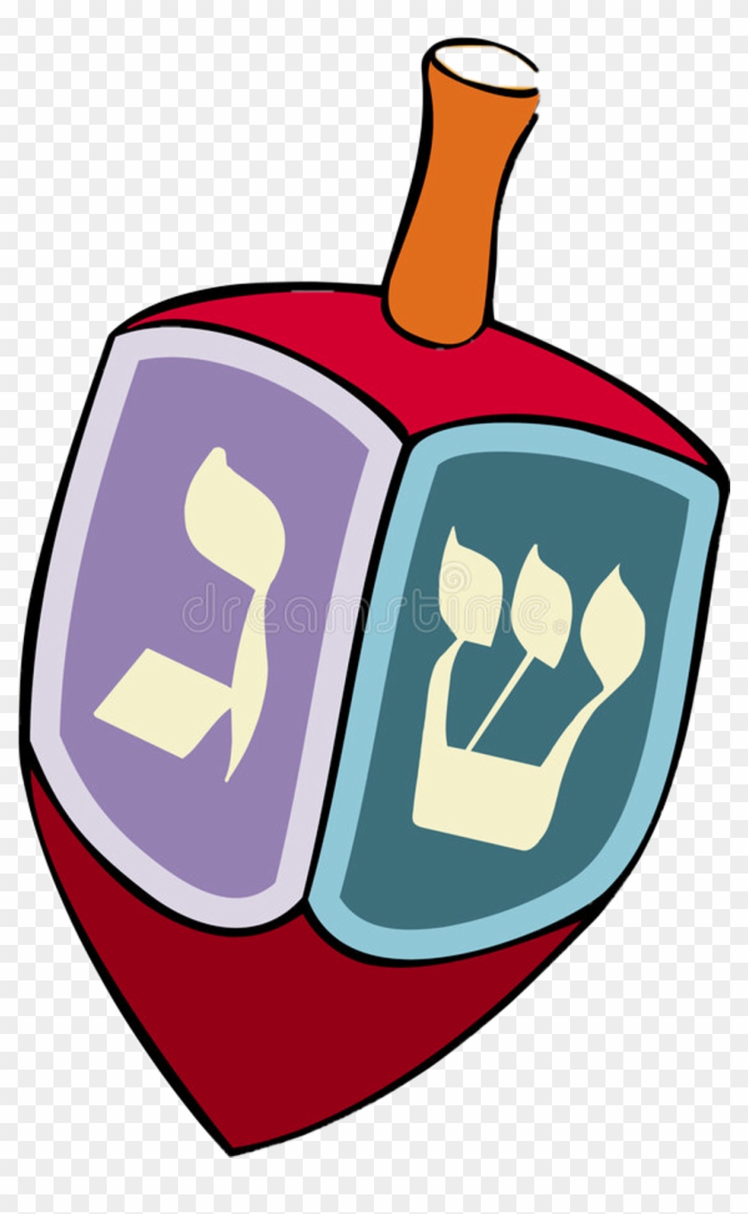 Dreidel Sticker - Dreidel Cartoon Clipart #1394356