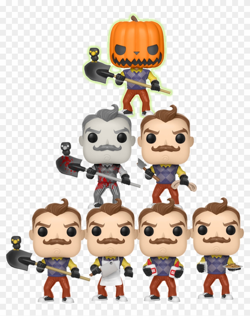 Hi Dilly Ho Funko Pop Vinyl Bundle - Hello Neighbor Funko Pop Clipart