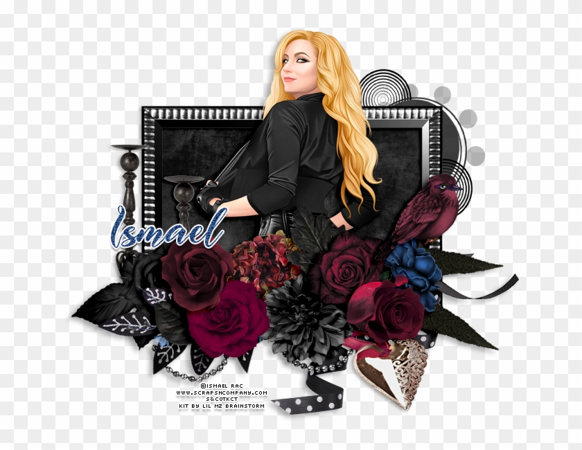 This Kit Is A Match To The Ismael Rac Tube, "black - Garden Roses Clipart #1394884