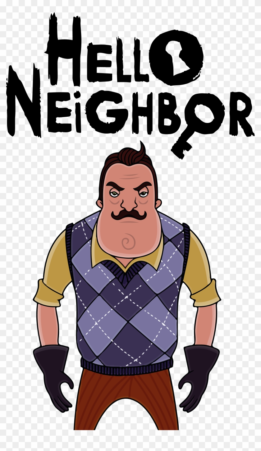 English$usd - Hello Neighbor Color Sheet Clipart