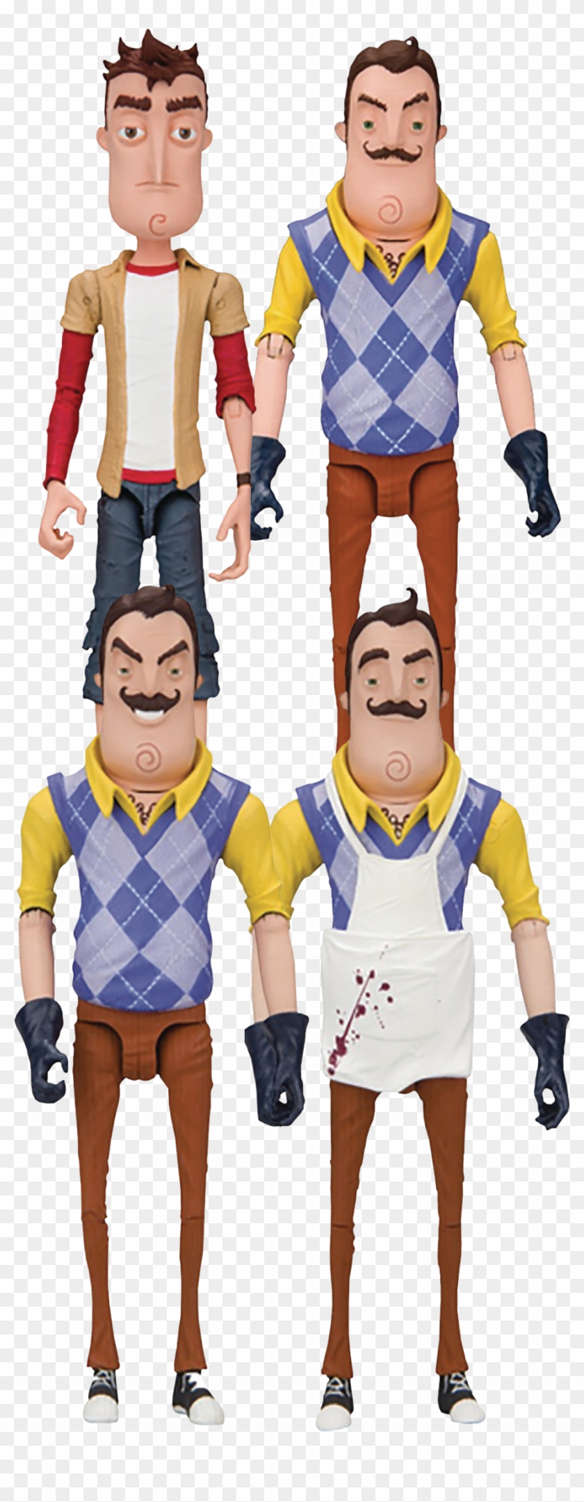 Hello Neighbor - Hello Neighbor 5 Inch Action Figures Clipart