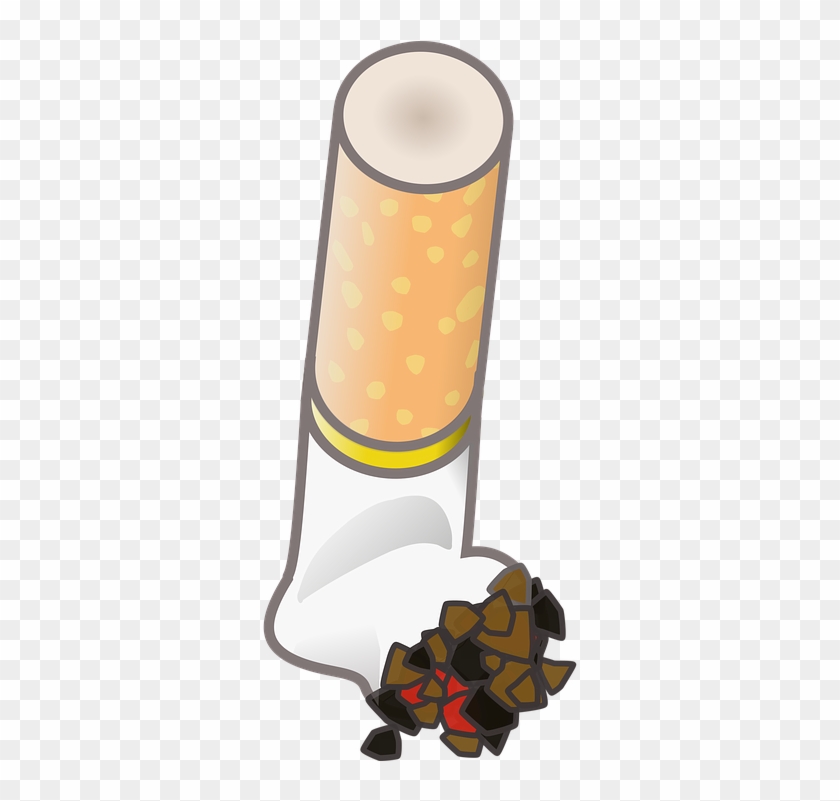 Cigarette End Smoking - Filtro De Cigarro Png Clipart #1395392