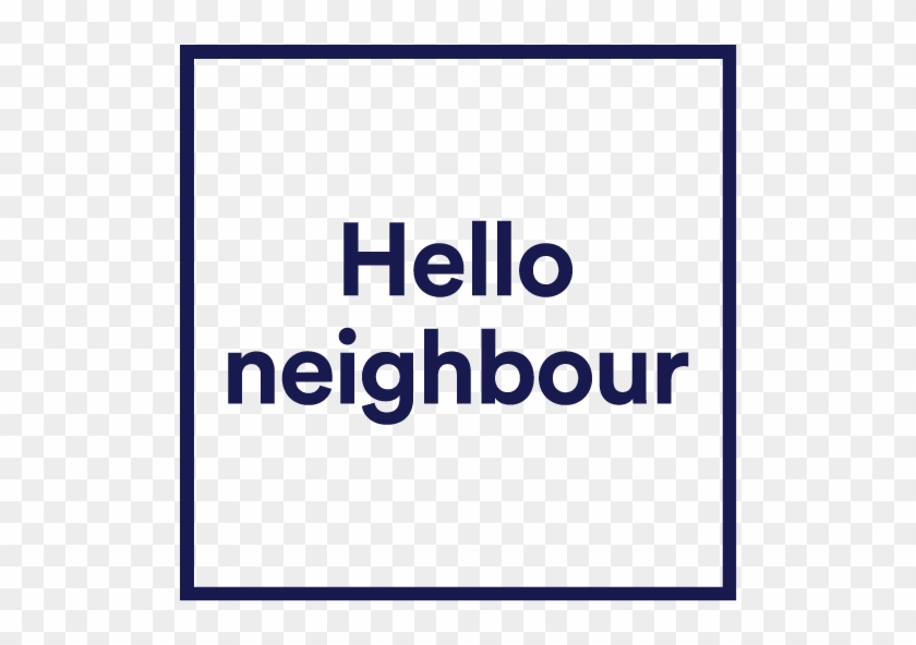 Halls To Home Campaign Hello Neighbour Box - Printing Clipart #1395394