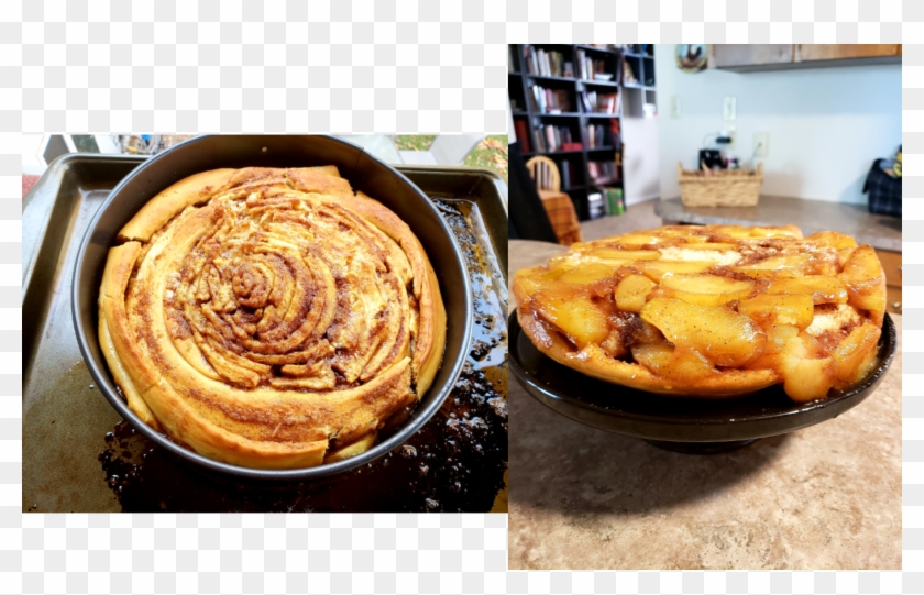 Apple Cinnamon Roll Upside Down Cake - Sweet Rolls Clipart #1395564