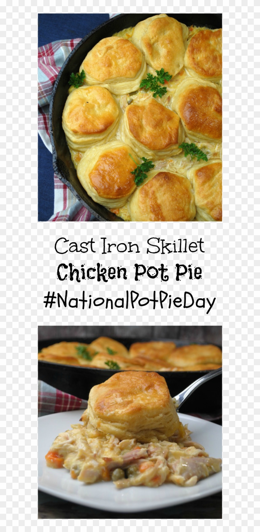 Chicken Pot Pie Recipe Just Plum Crazy - Cast-iron Cookware Clipart #1395884