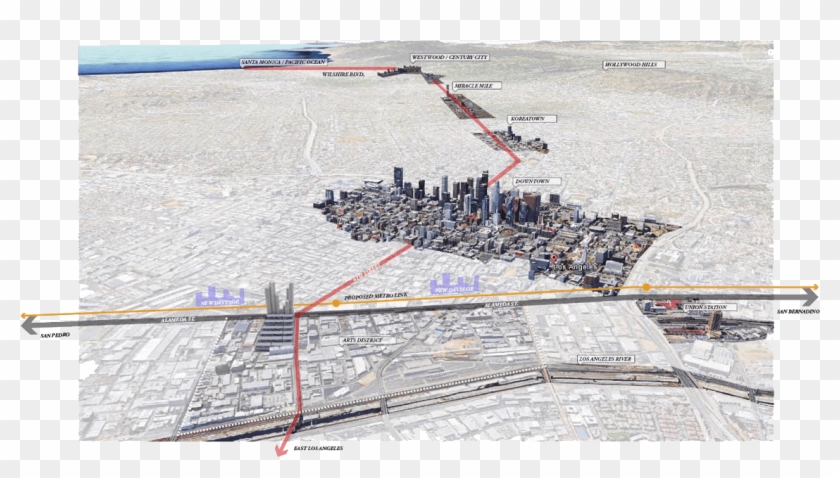 Arts District - Aerial Photography Clipart