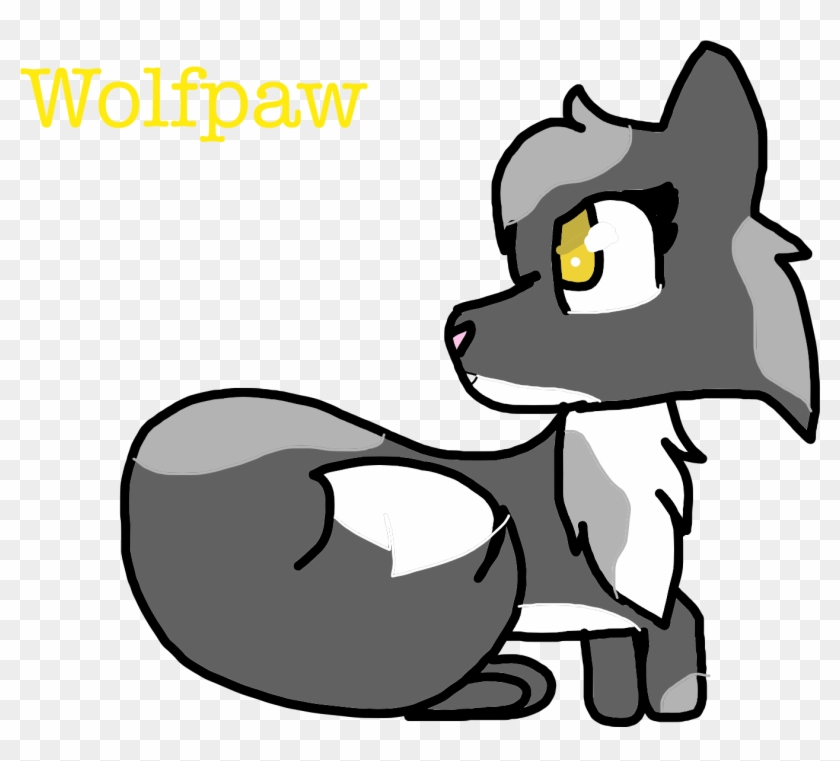 Wolfpaw Of Cinderclan - Cartoon Clipart