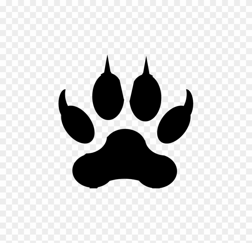 Medium Size Of Wolf Drawings That Are Easy Pup Drawing - Jaguar Paw Clipart - Png Download