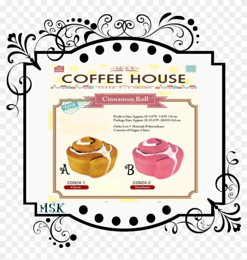 Coffee House Cinnamon Roll Squishy - Squishy Mini Bun Kibru Clipart #1396300