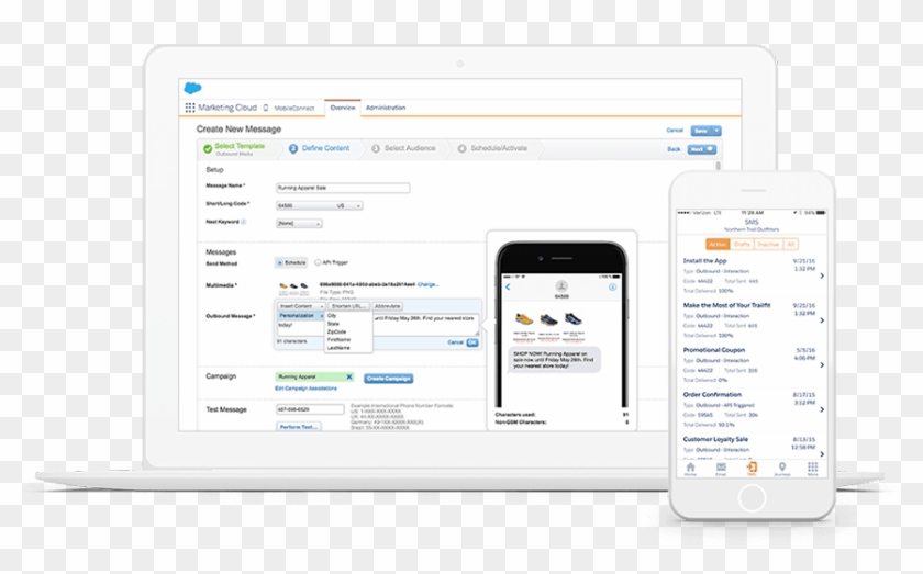 Send Captivating Sms And Mms Messages - Sms Salesforce Marketing Cloud Clipart #1396780