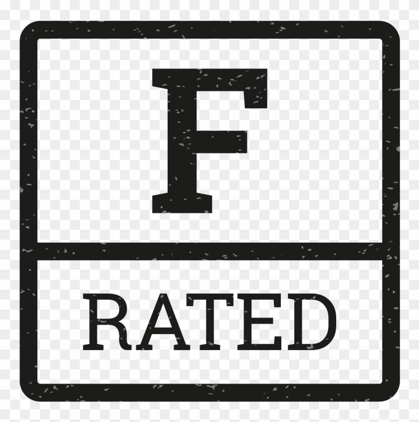 The Rating Allows Audiences To “vote With Your Seat” - F Rating Clipart