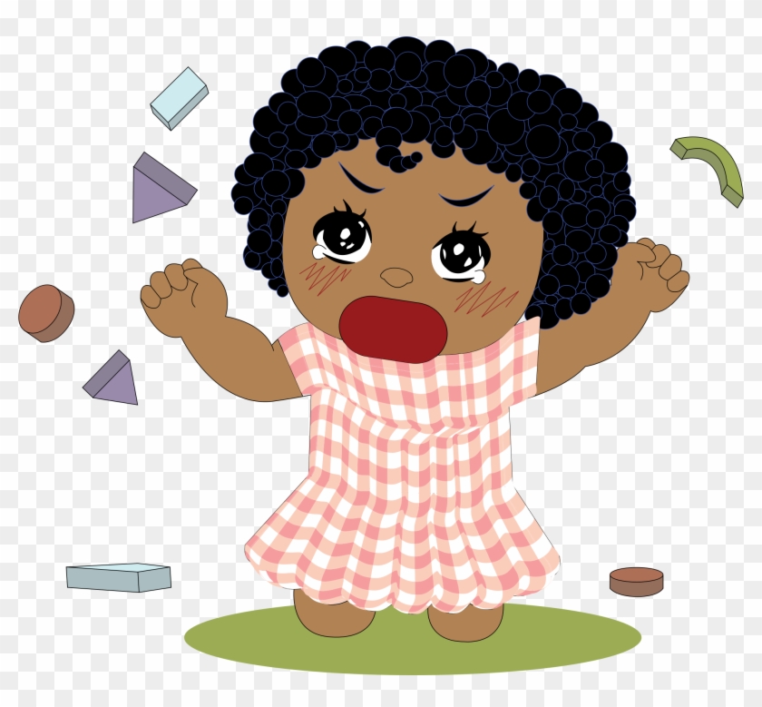 This Free Icons Png Design Of Little Girl Tantrum Clipart #1397136