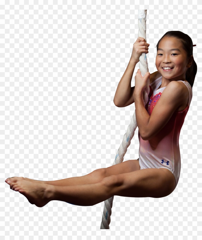 Strong Is Beautiful - Young Strong Female Gymnast Clipart