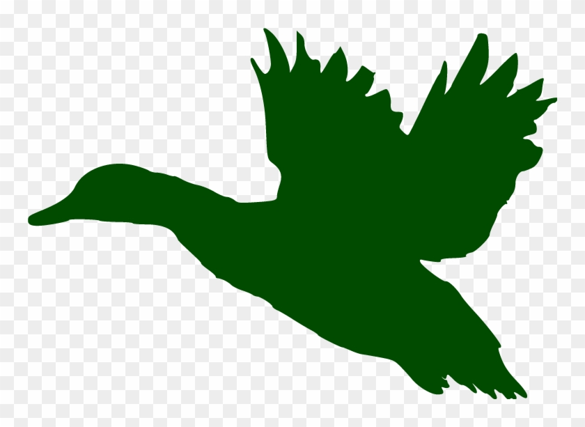 Come Hunt With Us - Duck Stencil Clipart #1397497