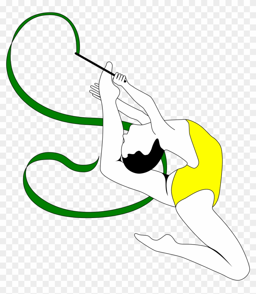 This Free Icons Png Design Of Rhythmic Gymnastics With Clipart #1397646