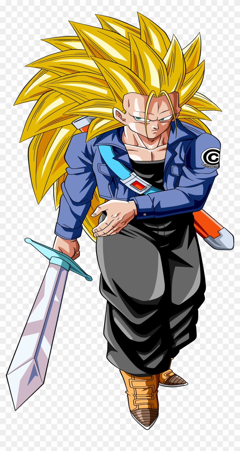 Future Trunks - Trunks Super Sayajin 3 Clipart