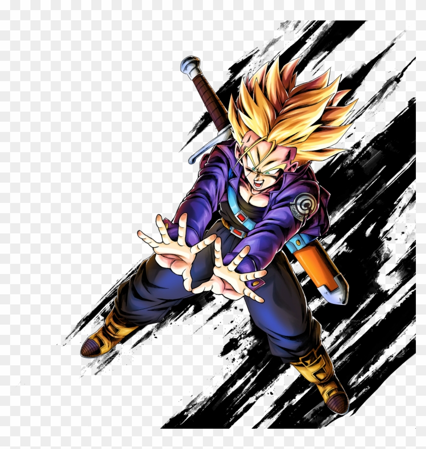 Super Saiyan Trunks (dbl02-02s) Clipart