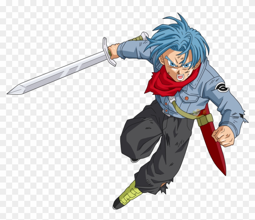 View Samegoogleiqdbsaucenao Burakku , - Dbs Future Trunks Sword Clipart #1398386