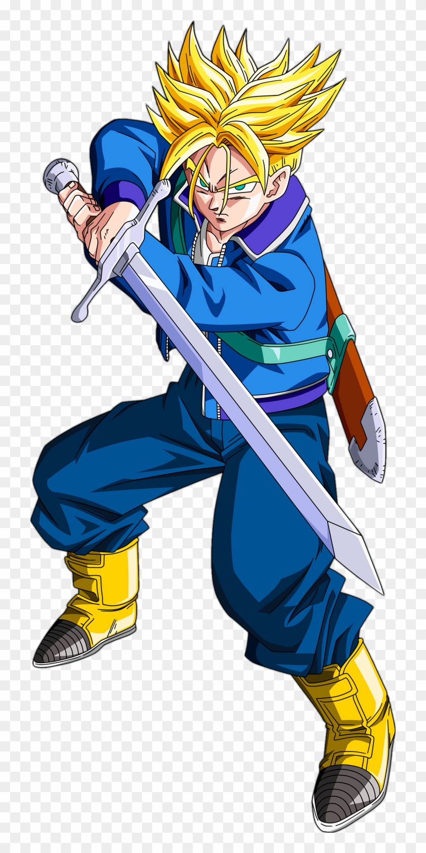 Trunks Dbz Png - History Of Trunks Ssj Trunks Clipart
