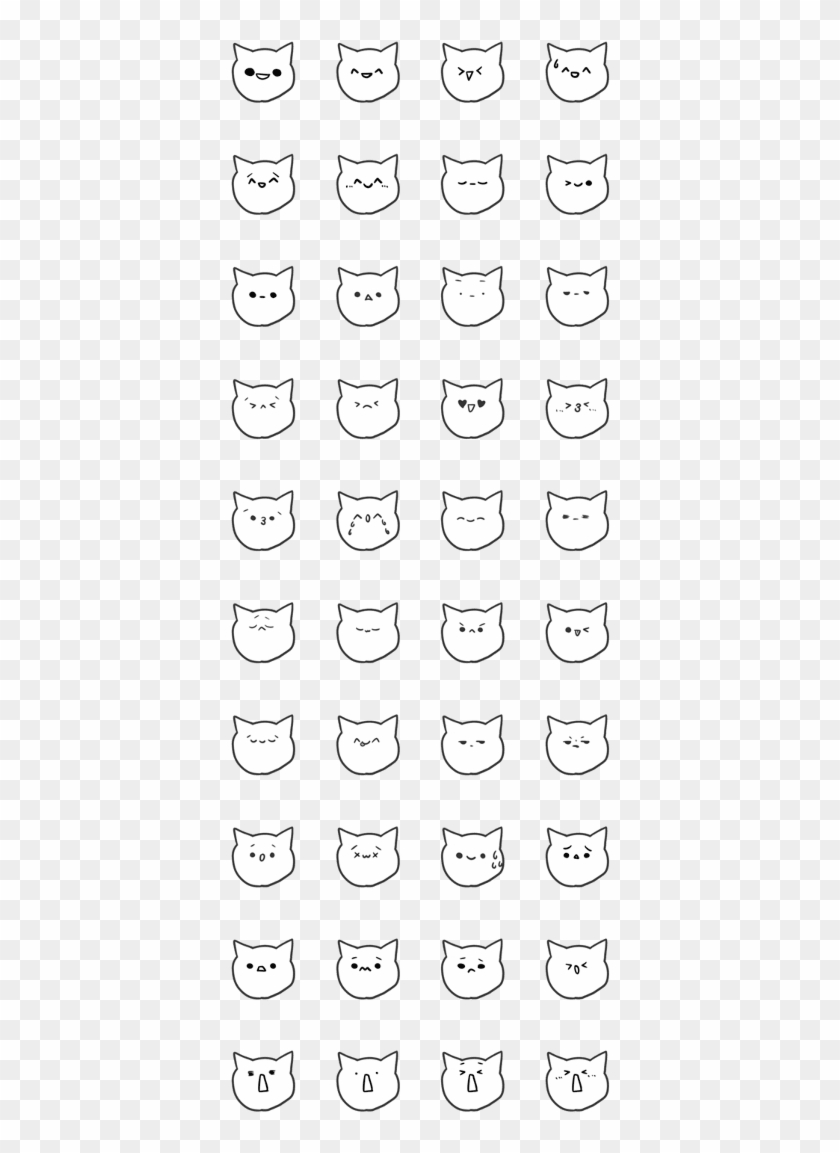 판매 Line 스티커 A Nekomimi Human Or A White Cat Emoji - ディズニー 待ち受け 動く Clipart