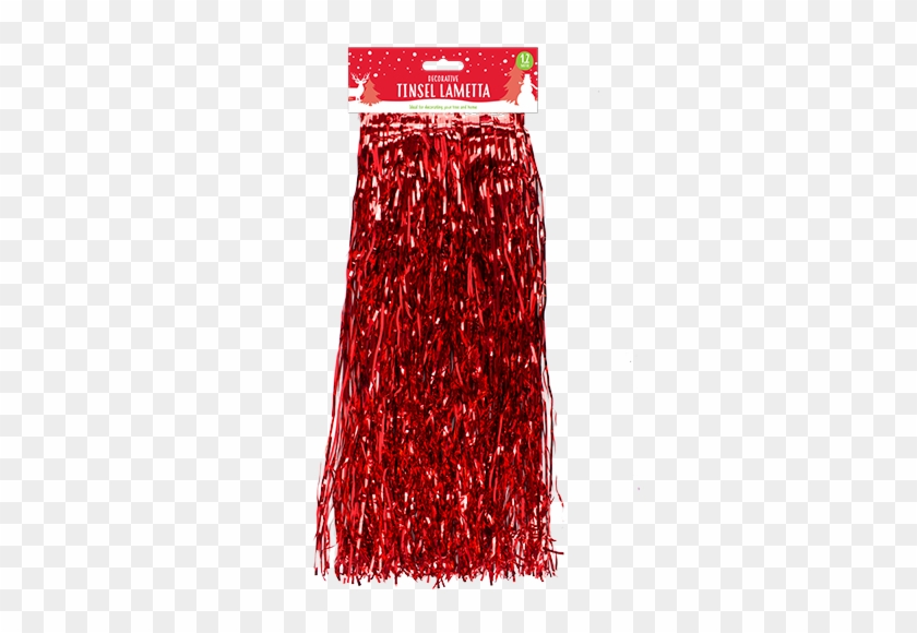 Christmas Tinsel Lametta - Carmine Clipart