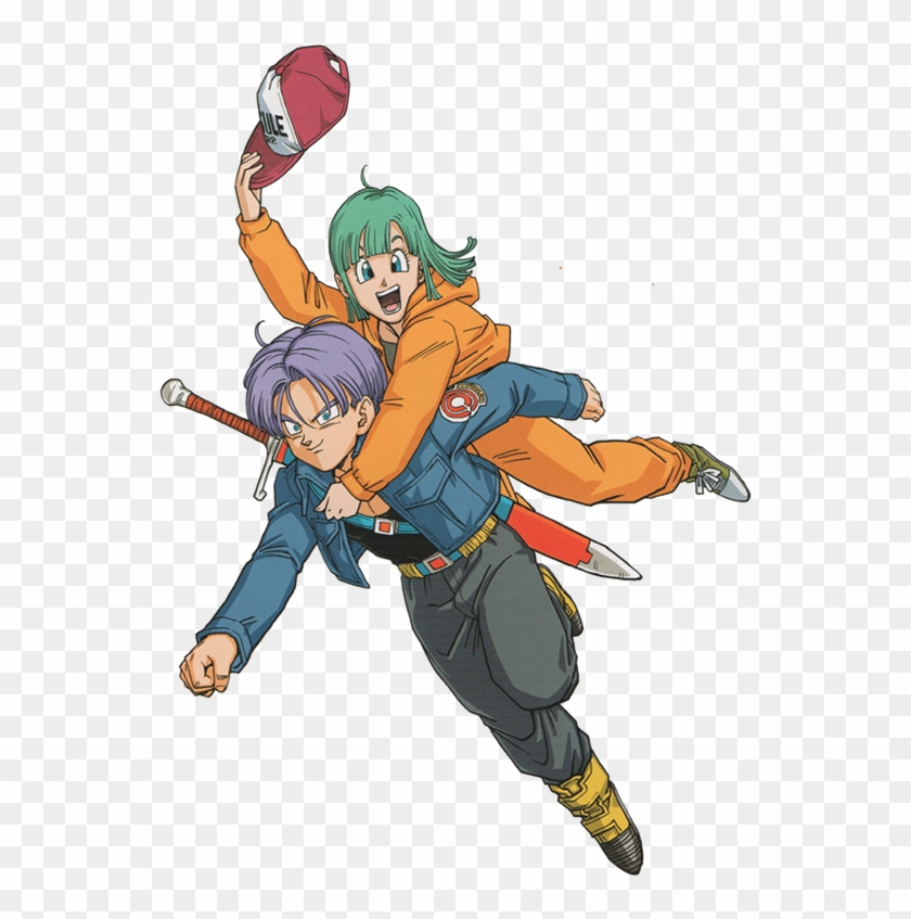 Dragon Ball Z Trunks Bulma Dbz Future Trunks Future - Trunks Y Bulma Clipart