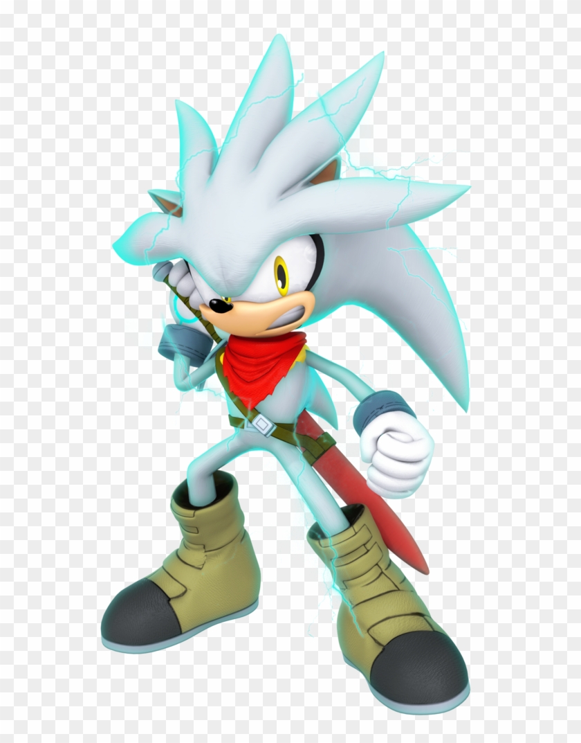 Png - Silver The Hedgehog Future Trunks Clipart