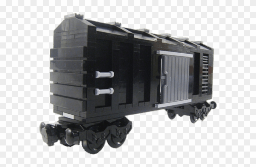 Black Toy Boxcar - Lego Car Boxcar Train Clipart
