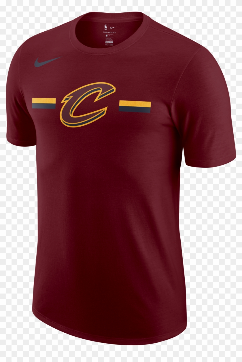 Nike Nba Cleveland Cavaliers Logo Dry Tee - Jersey Man Utd 2019 Clipart