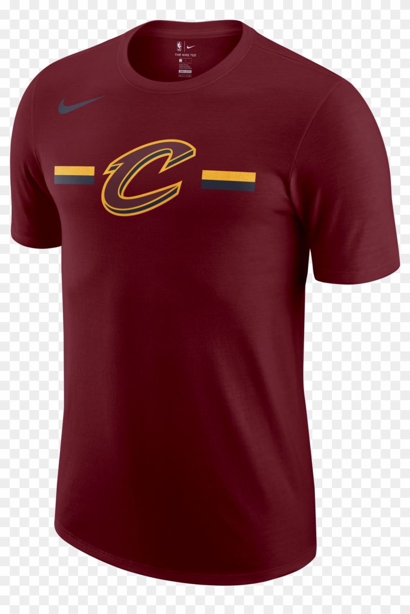 Nike Nba Cleveland Cavaliers Logo Dry Tee - Jersey Man Utd 2019 Clipart #1399904