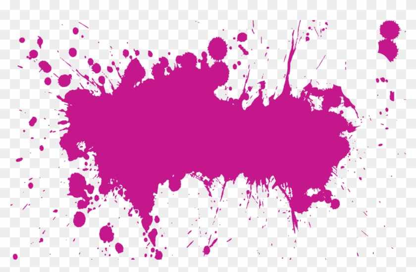 Paint Splatter Png Pink - Everyone Is Here Meme Template Clipart
