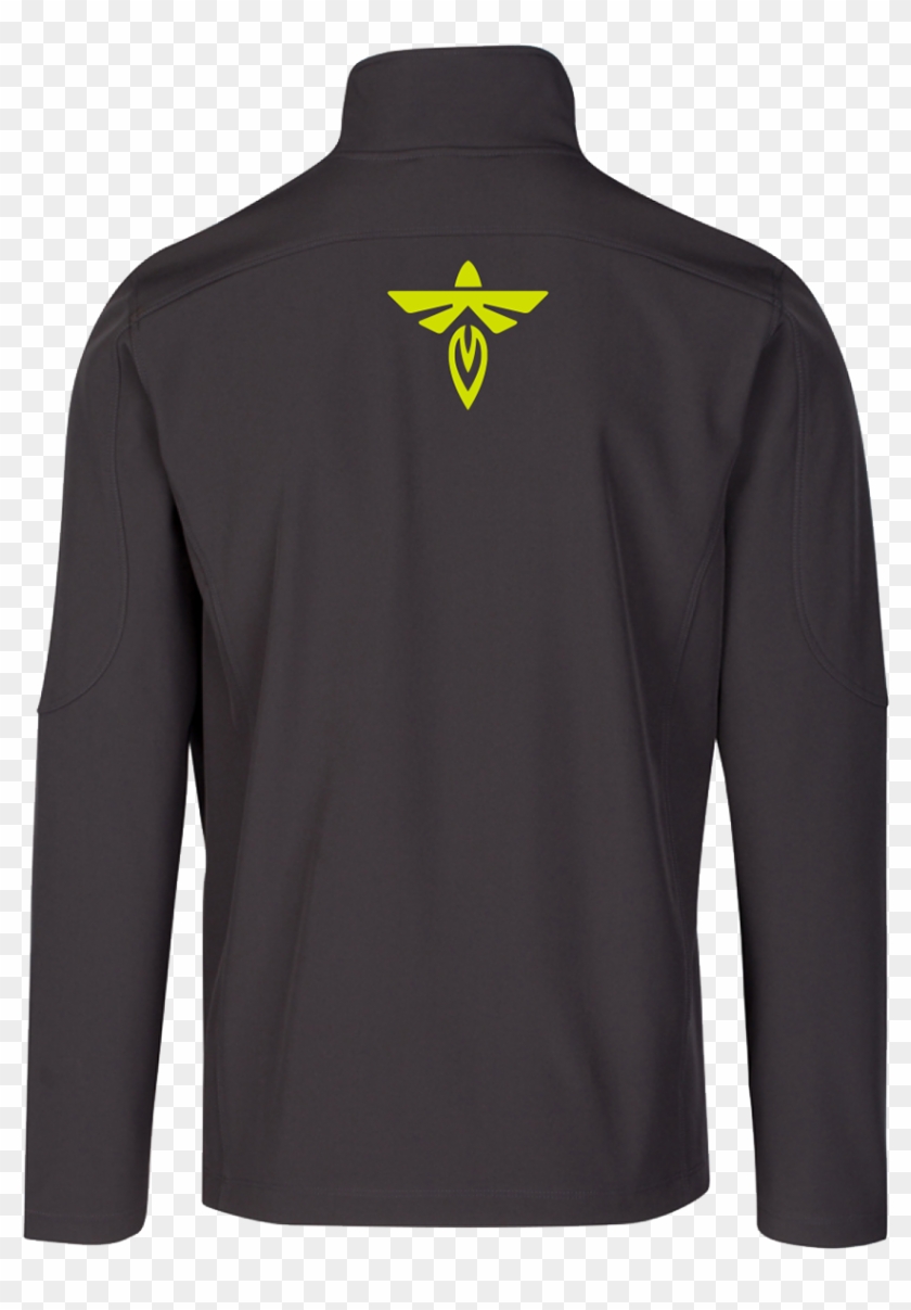 Men's Soft Shell Jacket - Long-sleeved T-shirt Clipart
