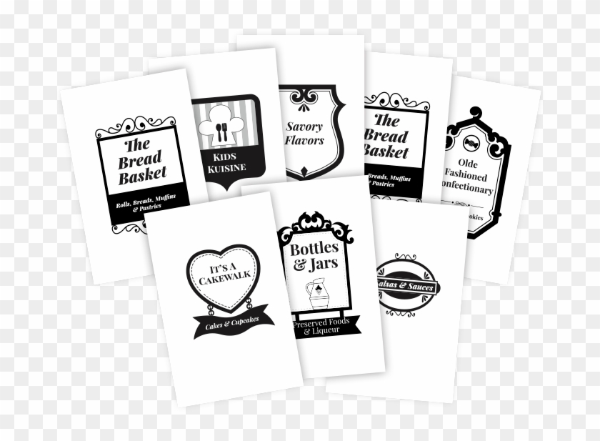 Custom Cookbook Dividers - Diy Recipe Book Dividers Clipart