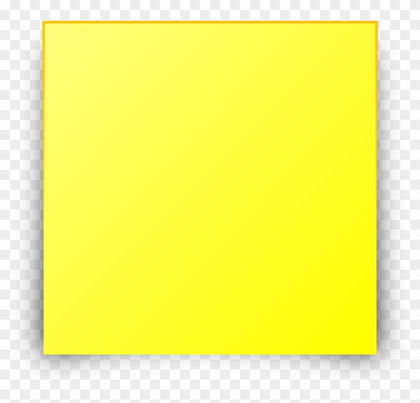 Yellow Sticky Notes Png Image - Parallel Clipart #140850