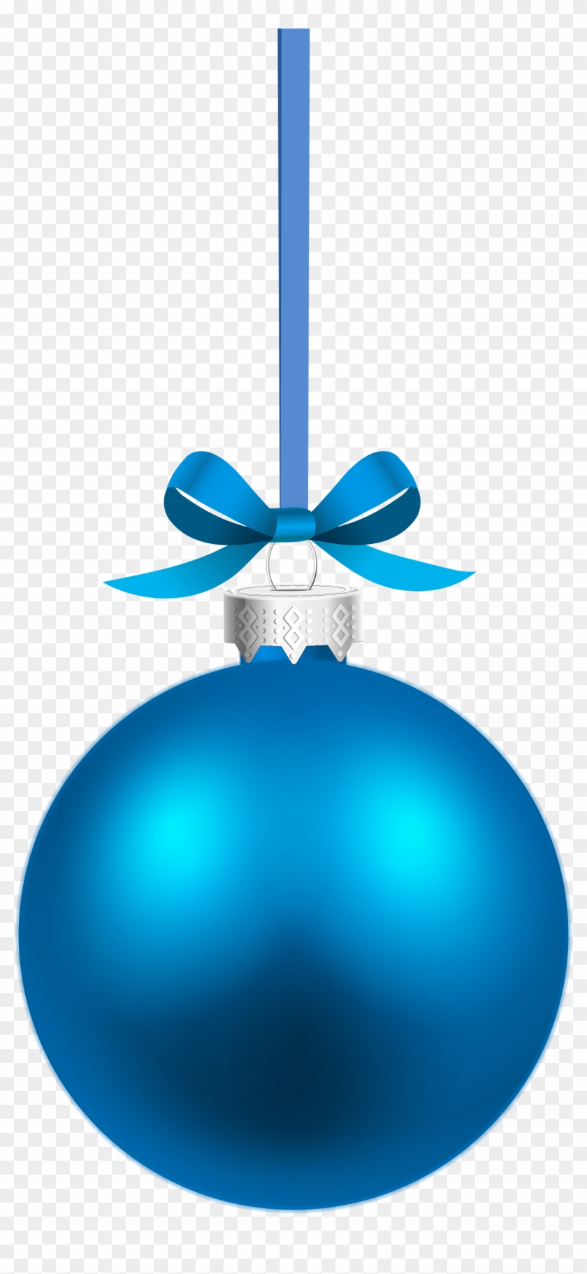 Blue Hanging Christmas Ball Png Clipart Transparent Png #140966