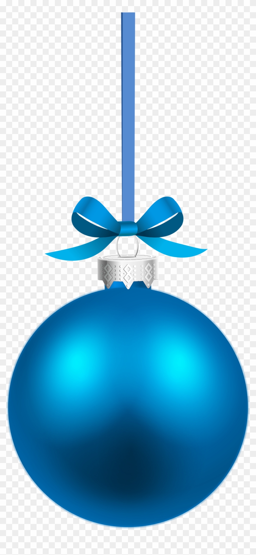 Blue Hanging Christmas Ball Png Clipart Transparent Png